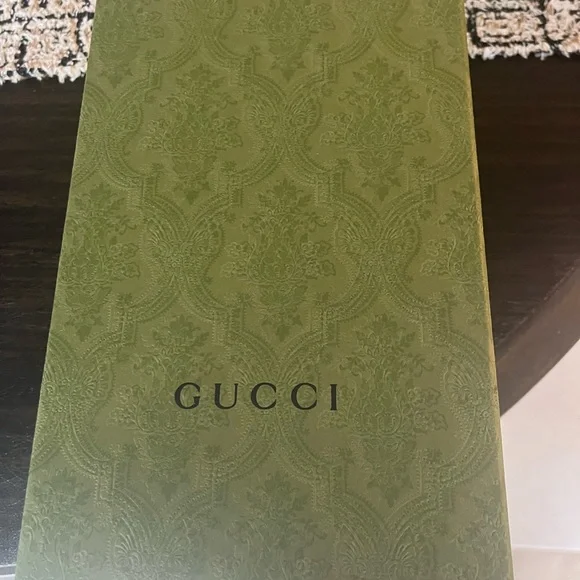 Gucci Princetown Beige Mules Summer Denim NIB - Picture 10 of 10